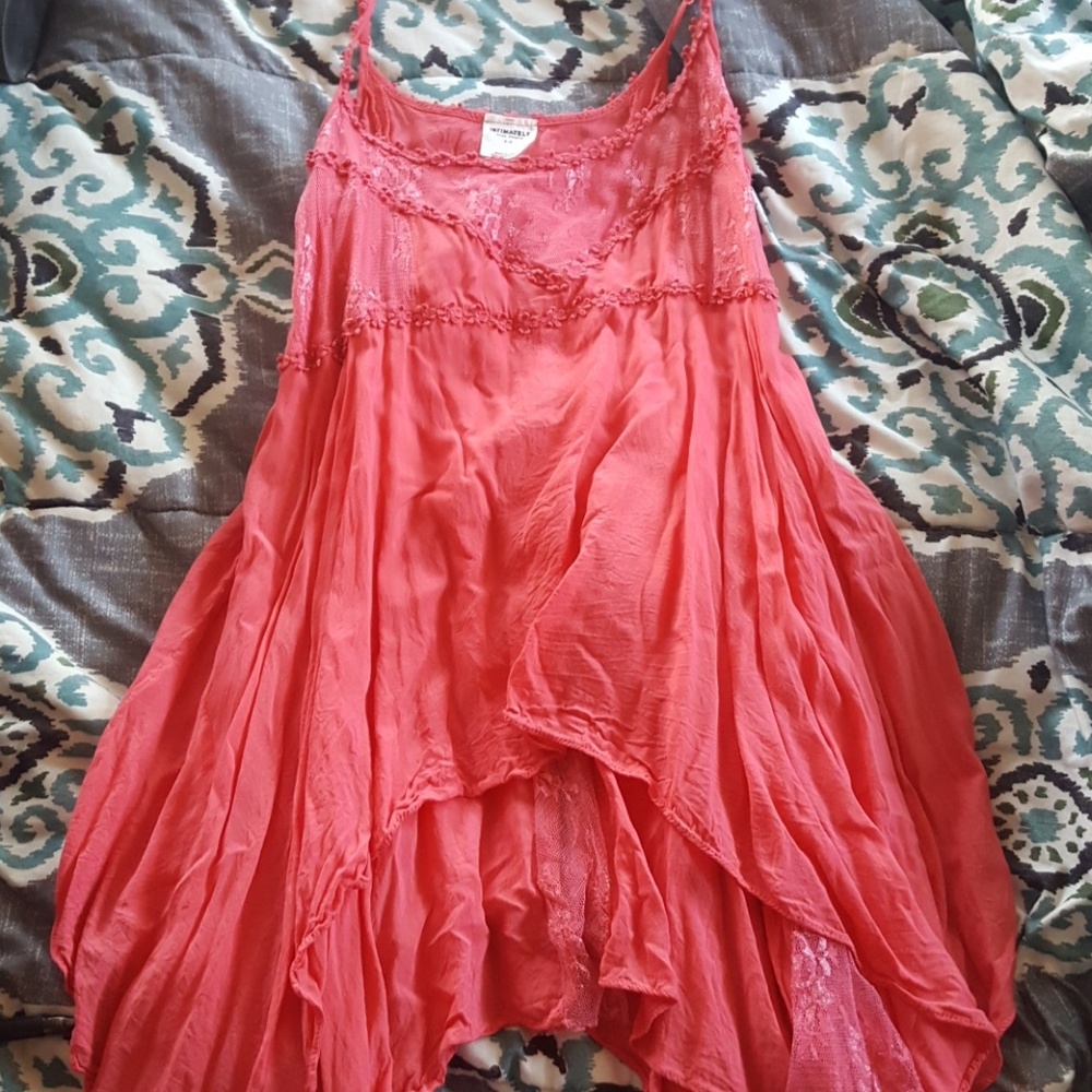 Free People long lace cami